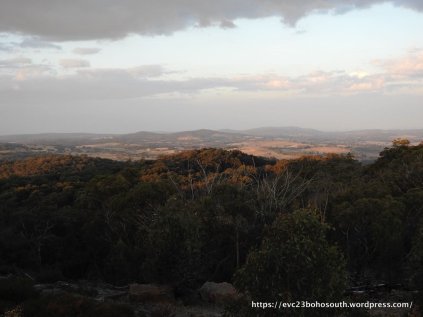 The Strathbogie Tableland to the east of Mt Wombat